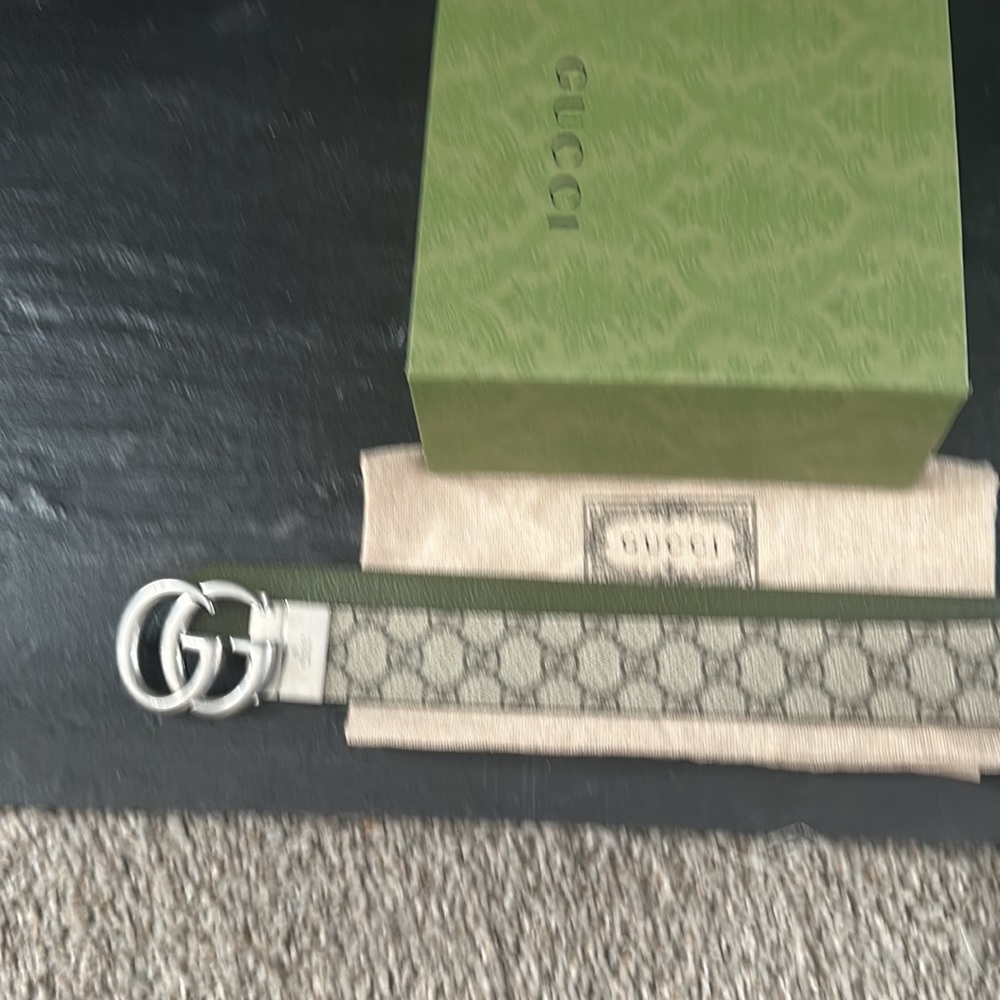 Men’s Gucci  GG Mormont reversible belt - Picture 4 of 5